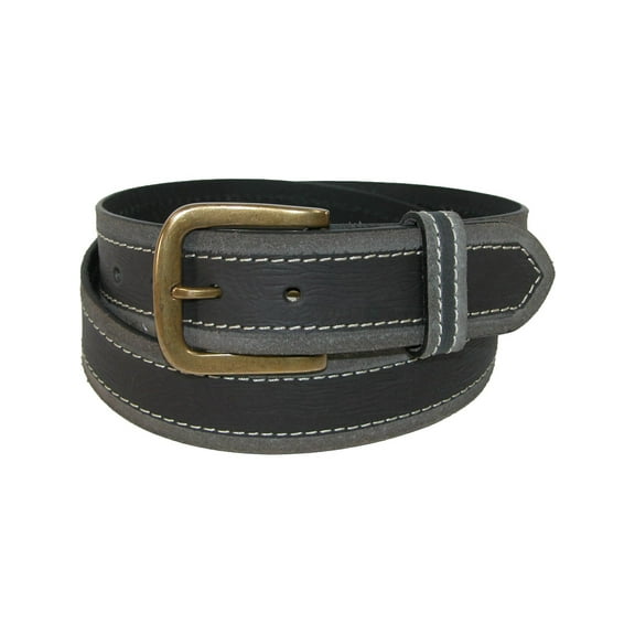 Paul & Taylor    Two Tone Bridle Belt with Removable Buckle (Men Big & Tall)