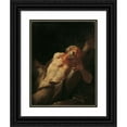 thumbnail image 1 of Paul Troger 19x24 Black Ornate Framed Double Matted Museum Art Print Titled: The Apostle Andrew (ca 1738), 1 of 5