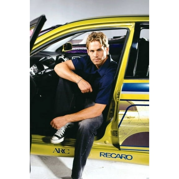 Paul Walker Fast and Furious Honda Recaro 24x36 Poster
