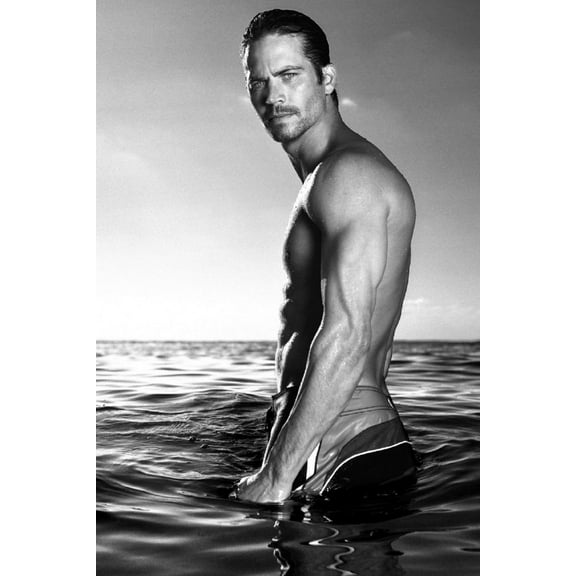 Paul Walker Poster muscles water 27inx40in for any room 27x40 Multi-Color Square Adults Poster Time
