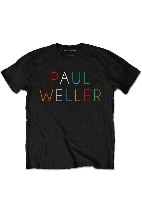 Paul Weller Unisex T-Shirt Multicolour Logo (XX-Large)