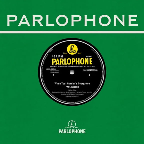 Paul Weller When Your Gardens Overgrown / Boy About Town (Weller at the BBC Vol. 2) 7" single