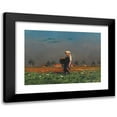 thumbnail image 1 of Paul Wilhelm Keller-Reutlingen 24x18 Black Modern Framed Museum Art Print Titled - Girls with a Basket and Bottle in the Poppy Seedfield (Approx. 1900-1920), 1 of 5