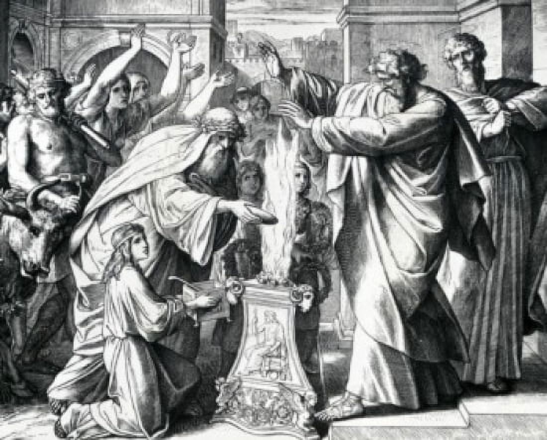 Paul and Barnabas at Lystra by Julius Schnorr von Carolsfeld (1794-1872) Canvas Art - Julius Schnorr von Carolsfeld (18 x 24)