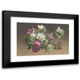 thumbnail image 1 of Paul de Longpre 14x11 Black Modern Framed Museum Art Print Titled - Roses (Late 19th-Early 20th Century), 1 of 5