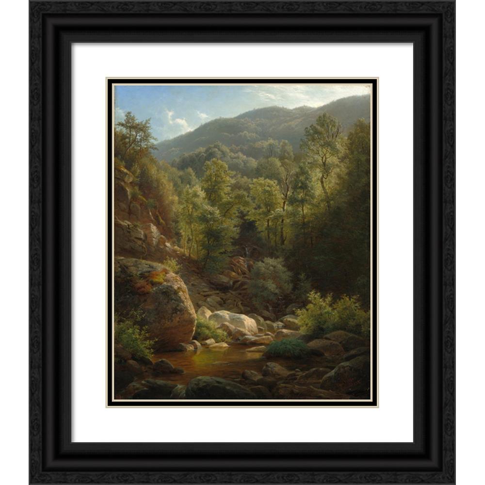 Paul er 20x24 Black Ornate Framed Double Matted Museum Art Print