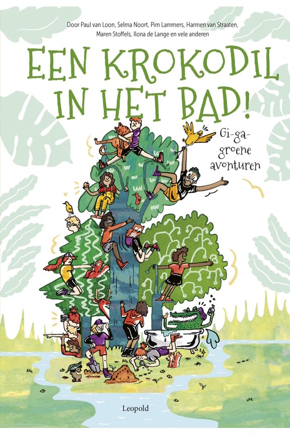 Paul van Loon,Selma Noort,Pim Lammers,Harmen van Straaten, Een krokodil in het bad! (Hardcover)