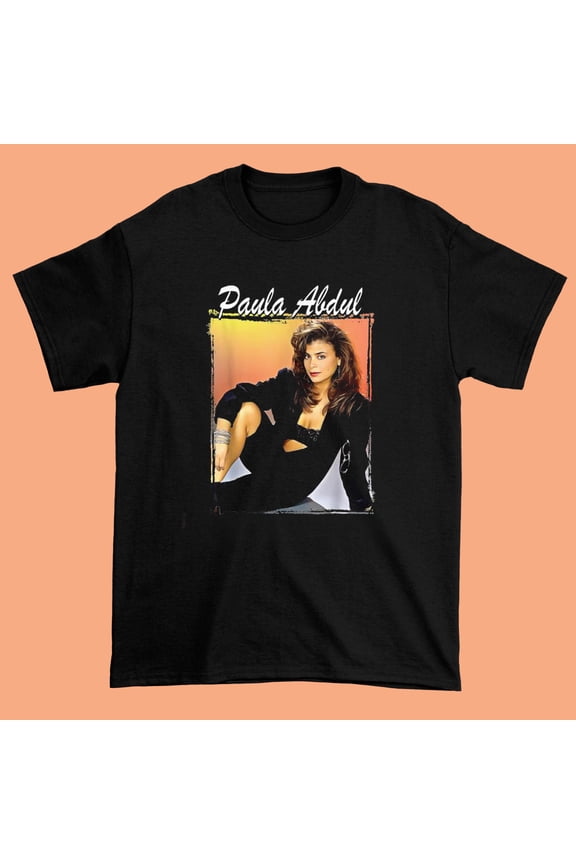 Paula Abdul Singer Short Sleeve Black All Size Unisex Classic Shirt LL283
