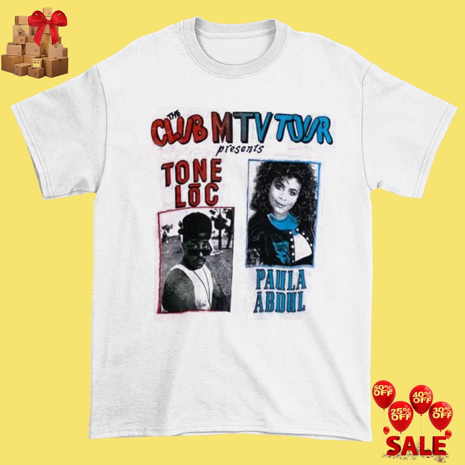 Paula Abdul Tone Loc Milli Vanilli S234XL Black Gift Fans Shirt