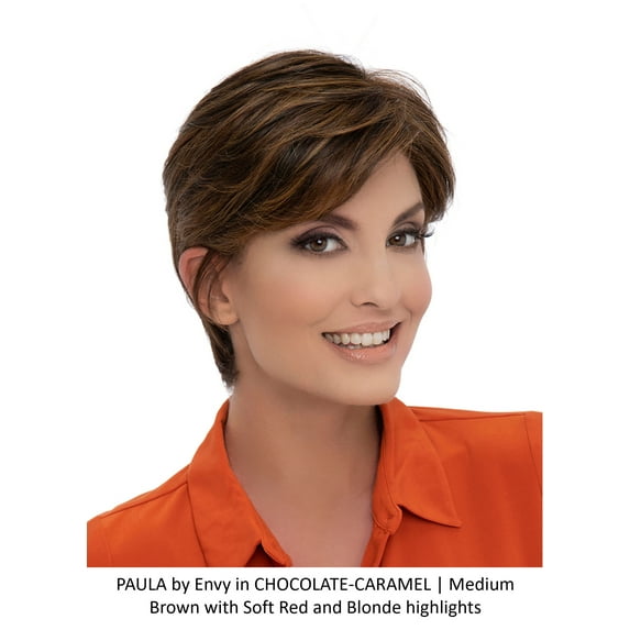 Paula Human Hair/Synthetic Hair Blend Lace Front Wig (Mono Top)