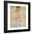 thumbnail image 1 of Paula Modersohn-Becker 18x24 Black Modern Framed Museum Art Print Titled - Self-Portrait on the 6th Wedding Anniversary (1906), 1 of 5