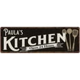 thumbnail image 1 of Paula's Kitchen Sign Chic Wall Decor Gift Mom 6x18 106180014098, 1 of 1