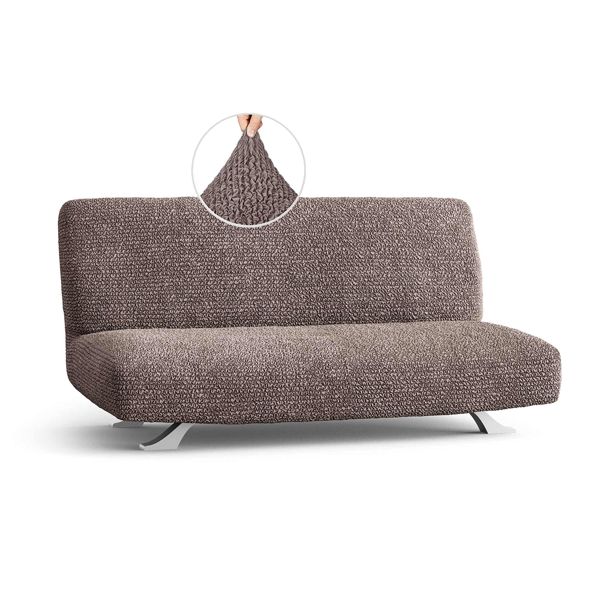 Capuchino Stretch Futon Slipcover with Elastic Closure