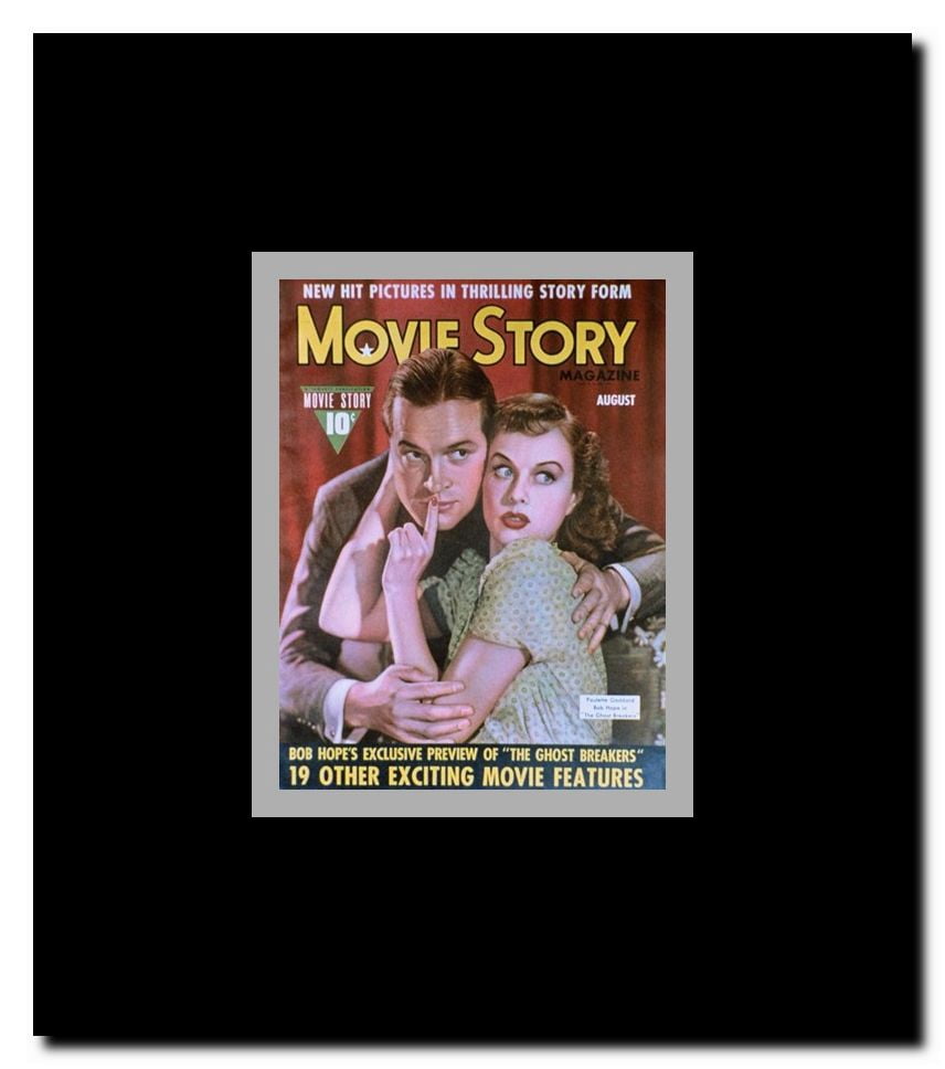 Paulette Goddard Framed Movie Poster