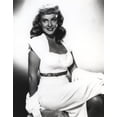 thumbnail image 1 of Paulette Goddard Posed in White Dress with Gloves Portrait Photo Print (24 x 30), 1 of 1