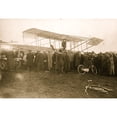 thumbnail image 1 of Paulham's aeroplane surrounded by a crowd Poster Print (24 x 36), 1 of 3