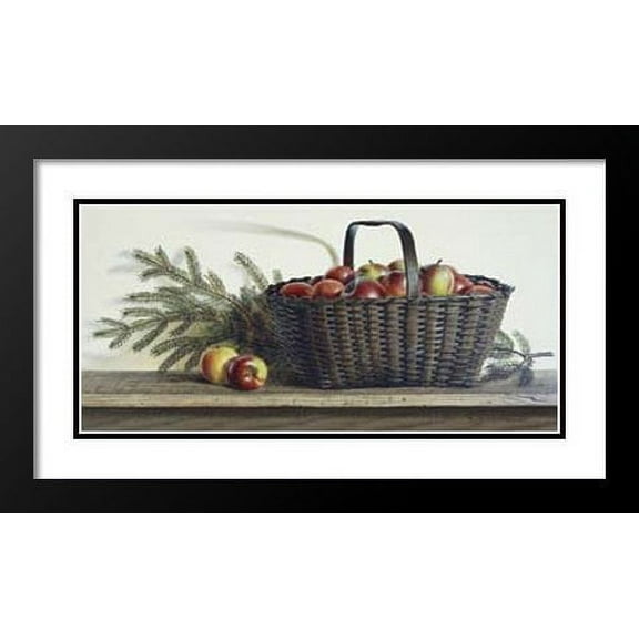 Pauline Eble Campanelli Framed and Double Matted 25x29 "Winter Apples"