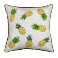 thumbnail image 1 of LR Home Panama Performance Poly Filled Pillow in Yellow/Green, 20" x 20", 1 of 6