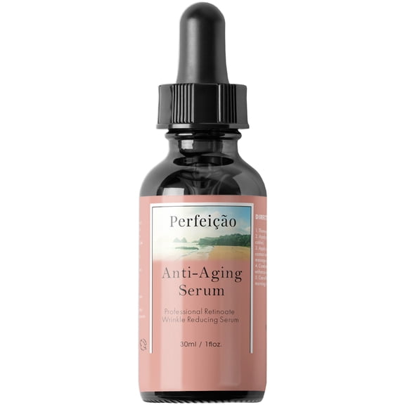 Paulista Beauty Anti-Aging Retinoate Serum | For Women & Men - Anti Aging Serum with Hyaluronic Acid & Vitamin E - Serum Smooths Fine Line & Wrinkles, Dark Spot, Fine Lines | Perfeio Series 30ml