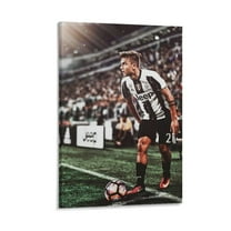 Paulo Dybala Canvas Poster Print Photo Art Painting Canvas Poster Home Decorative Bedroom Modern Decor Posters Gifts 12x18inch(30x45cm)