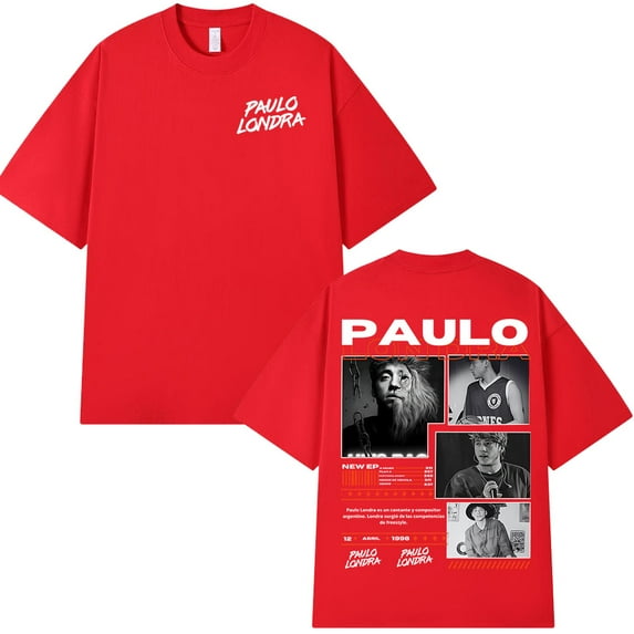 Paulo Londra Homerun Unisex Oversized Hip Hop Streetwear Short Sleeve T-Shirt