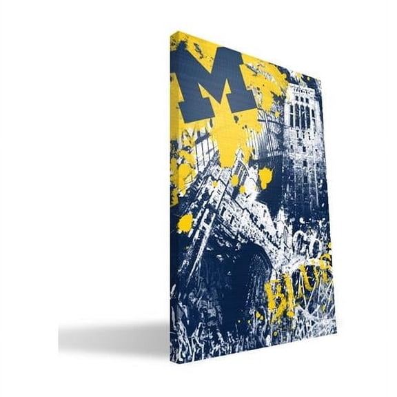 Paulson Designs MICSP2436 Michigan Spirit Canvas, 24 x 36 in.