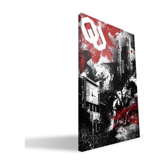 Paulson Designs OKCSP2436 Oklahoma Spirit Canvas, 24 x 36 in.