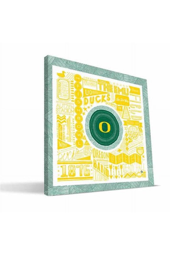 OREPG2424 Oregon Pictograph Canvas, 24 x 24 in.