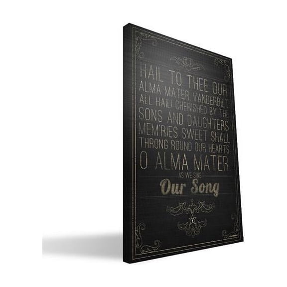 Paulson Designs VANSO2436 Vanderbilt Song Canvas, 24 x 36 in.