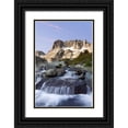 thumbnail image 1 of Paulson, Don 11x14 Black Ornate Wood Framed with Double Matting Museum Art Print Titled - CA, Inyo NF The Minarets and rapids in a stream, 1 of 4