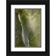 thumbnail image 1 of Paulson, Don 11x14 Black Ornate Wood Framed with Double Matting Museum Art Print Titled - OR, Columbia Gorge Overlook of Elowah Falls, 1 of 4