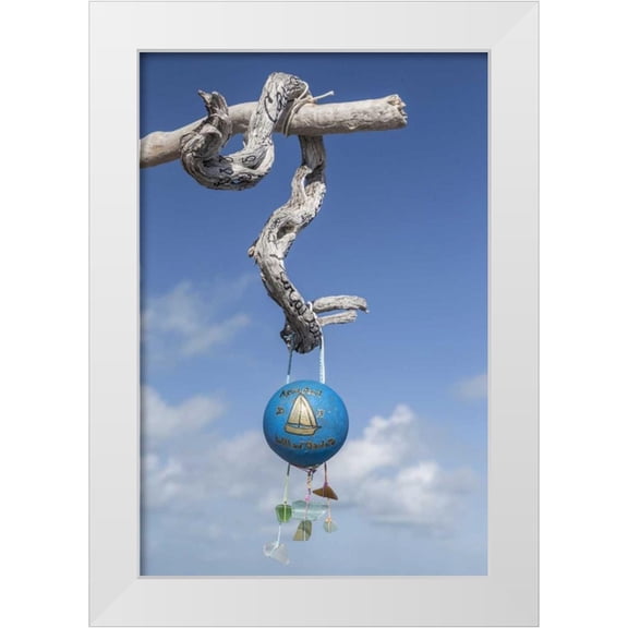 Paulson, Don 11x14 White Modern Wood Framed Museum Art Print Titled - Bahamas, Exuma Isl Mobile on top of BooBoo Hill