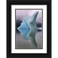 thumbnail image 1 of Paulson, Don 13x18 Black Ornate Wood Framed with Double Matting Museum Art Print Titled - Alaska, Alsek River Valley Iceberg on Alsek Lake, 1 of 4