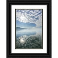 thumbnail image 1 of Paulson, Don 13x18 Black Ornate Wood Framed with Double Matting Museum Art Print Titled - Alaska, Freshwater Bay Clouds reflected in water, 1 of 4