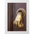 thumbnail image 1 of Paulson, Don 13x18 White Modern Wood Framed Museum Art Print Titled - Mexico Detail of a door and door knocker, 1 of 4