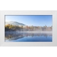 thumbnail image 1 of Paulson, Don 14x10 White Modern Wood Framed Museum Art Print Titled - Tennessee Morning fog on Indian Boundary Lake, 1 of 4