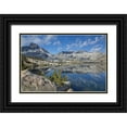 thumbnail image 1 of Paulson, Don 14x11 Black Ornate Wood Framed with Double Matting Museum Art Print Titled - CA, Inyo NF Landscape of Thousand Island Lake, 1 of 4