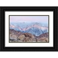 thumbnail image 1 of Paulson, Don 14x11 Black Ornate Wood Framed with Double Matting Museum Art Print Titled - California, Lone Pine Sunrise on Mount Whitney, 1 of 4