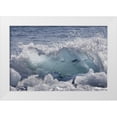 thumbnail image 1 of Paulson, Don 14x11 White Modern Wood Framed Museum Art Print Titled - South Georgia Isl, Wirik Bay Wave on the beach, 1 of 4