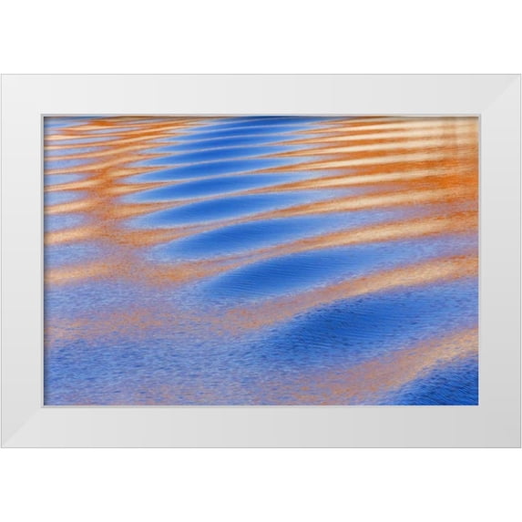 Paulson, Don 14x11 White Modern Wood Framed Museum Art Print Titled - Utah, Glen Canyon Reflection in Lake Powell