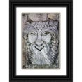 thumbnail image 1 of Paulson, Don 17x24 Black Ornate Wood Framed with Double Matting Museum Art Print Titled - Mexico Detail of lion sculpture, 1 of 4