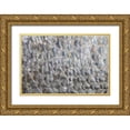 thumbnail image 1 of Paulson, Don 18x13 Gold Ornate Wood Framed with Double Matting Museum Art Print Titled - USA, Washington Detail abstract of fish scales, 1 of 4