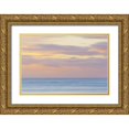 thumbnail image 1 of Paulson, Don 18x13 Gold Ornate Wood Framed with Double Matting Museum Art Print Titled - Washington, San Juans Abstract sunset scenic, 1 of 4