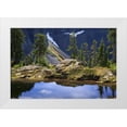 thumbnail image 1 of Paulson, Don 18x13 White Modern Wood Framed Museum Art Print Titled - WA, Mount Baker Wilderness, A mountain tarn, 1 of 4