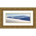 thumbnail image 1 of Paulson, Don 24x12 Gold Ornate Wood Framed with Double Matting Museum Art Print Titled - New Mexico, White Sands NM Desert landscape, 1 of 4