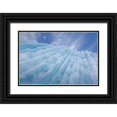 thumbnail image 1 of Paulson, Don 24x17 Black Ornate Wood Framed with Double Matting Museum Art Print Titled - AK, Glacier Bay Ice formation on McBride Glacier, 1 of 4
