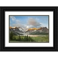 thumbnail image 1 of Paulson, Don 24x17 Black Ornate Wood Framed with Double Matting Museum Art Print Titled - Canada, BC Sunrise on Magog Lake Meadows, 1 of 4