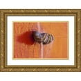 thumbnail image 1 of Paulson, Don 24x17 Gold Ornate Wood Framed with Double Matting Museum Art Print Titled - Mexico Fountain of water in cupped hands, 1 of 4