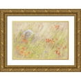 thumbnail image 1 of Paulson, Don 24x17 Gold Ornate Wood Framed with Double Matting Museum Art Print Titled - WA, San Juans Field of flowers and grasses, 1 of 4