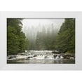 thumbnail image 1 of Paulson, Don 24x17 White Modern Wood Framed Museum Art Print Titled - Canada, BC Canoona River waterfalls by forest, 1 of 4